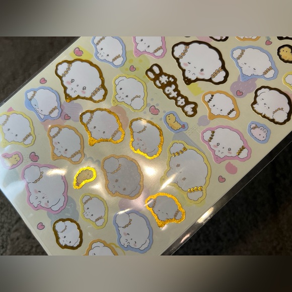 Cogimyun / Kogimyun Wheat Flour Fairy Large Sticker Sheet Japan Exclusive Kawaii - Picture 6 of 8